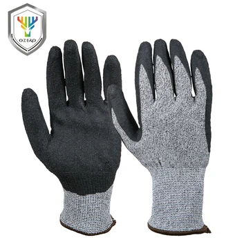 

OZERO Cut Resistant Stretchy Work Gloves Protection Safety Workers Welding For Farming Farm Garden Gloves For Men & Women 7001