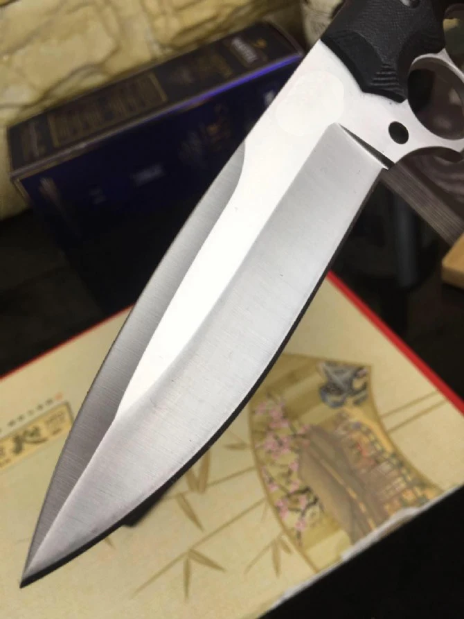 9Cr18M0V CNC blade G10 handle hight quality straight knifeTactical EDC Tool outdoor camping survival exploration pocket knife 9Cr18M0V CNC blade G10 handle hight quality straight knifeTactical EDC Tool outdoor camping survival exploration pocket knife