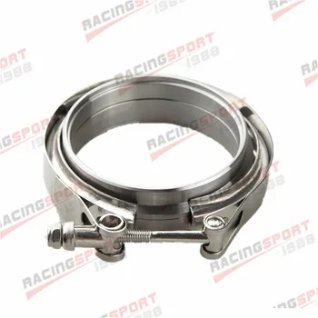 

4" Self Aligning Male/Female V-Band Vband Clamp CNC Mild Steel Flange Kit