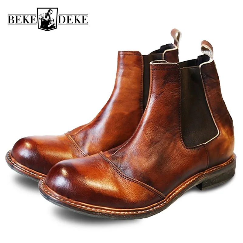 botte pour homme ronde