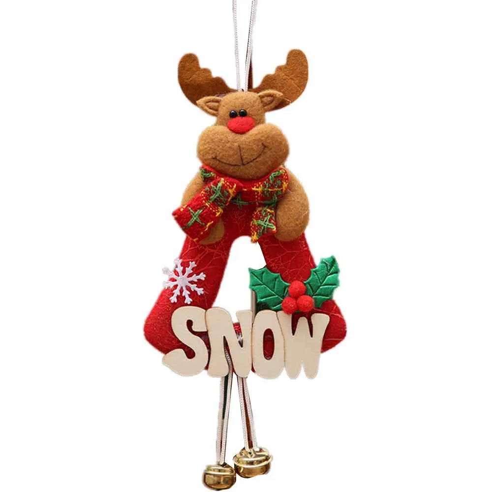 1 шт., Рождественская подвесная подвеска с надписью Wooen, украшение для домашнего интерьера, елочные украшения, праздничные милые подарки для украшения окна#45