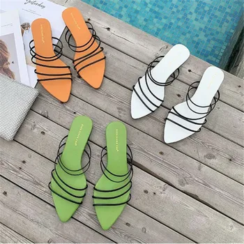 

BBZAI shoes woman slippers Femme Pointed Toe Ribbon waterproof Unisex wedges Shiny Wedding High Heels Pumps feminino