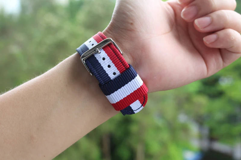 Ремешок URVOI для apple watch Series 6 SE 5 4 321 NATO плетеный нейлоновый ремешок iwatch Модный