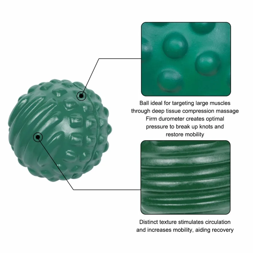 1 шт. физического Фитнес прибор упражнения баланс мяч точечный массаж мяч для Фитнес руки ноги боли