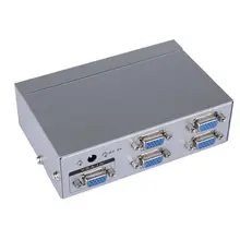 4 порта VGA сплиттер 1x4 250MHz 1920x1440 видео Каскадный 30 м MT-2504