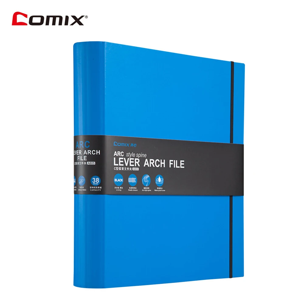 

Comix A4 File Folder Document Bag Lever Arch File 2-Ring Binder Document Organizer for Business Office School Supplies