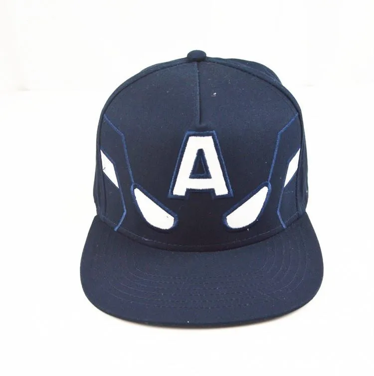 captain font deep blue hat embroidered baseball high crown caps extra captain font deep blue hat embroidered baseball high crown caps extra