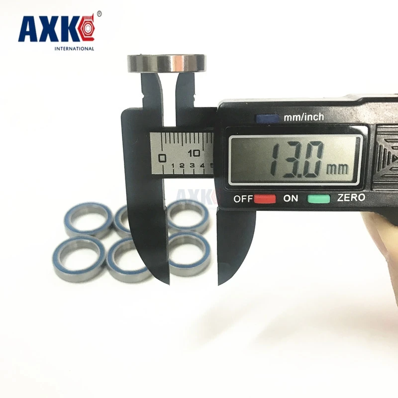Axk 10 шт. 13x19x4 синий резиновые подшипники Abec 3 Mr1913 2rs|bearing bearing|bearing 10pcsbearing rubber |