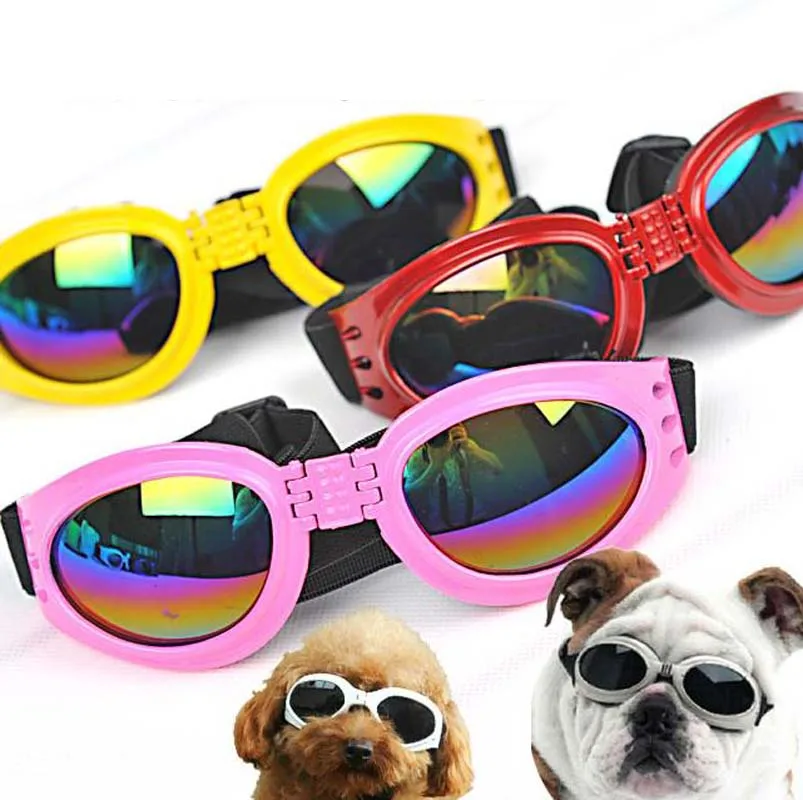 Cool Foldable Dog Pet Glasses Pet Sunglasses waterproof Big Dog Pet