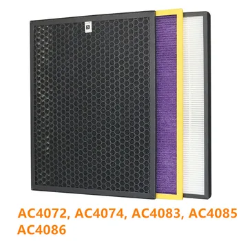 

3pcs/lot air filter kit for Philips AC4072 AC4074 AC4083 AC4084 AC4085 AC4086 AC4014 ACP073 air purifier filter humidifier parts