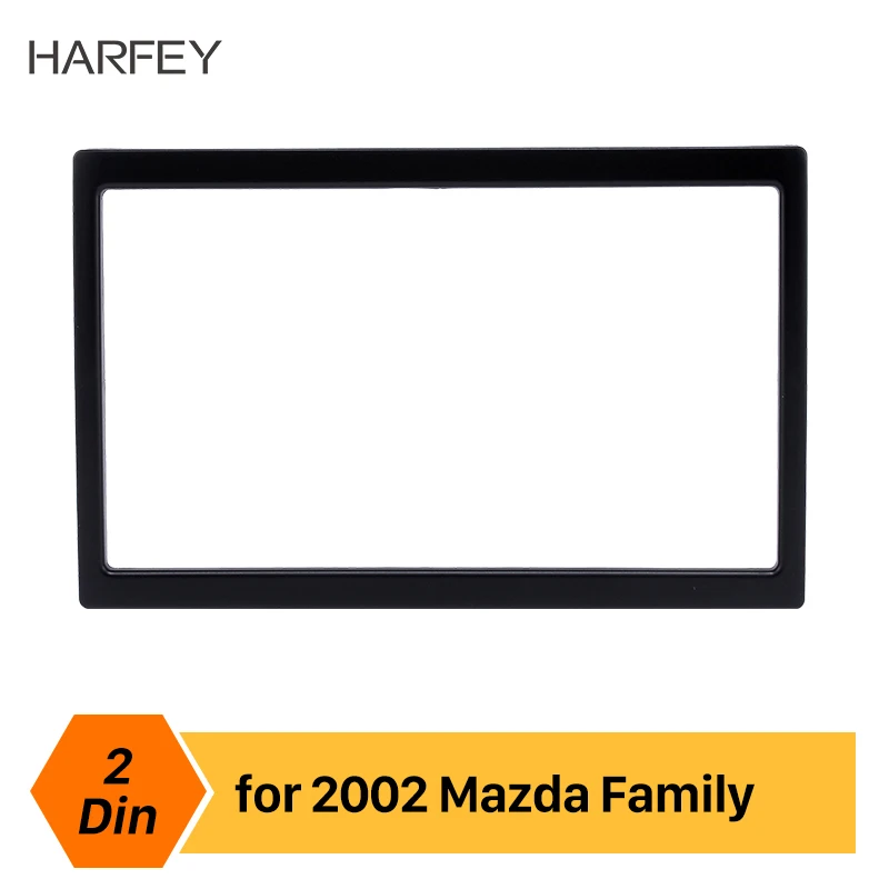 Автомагнитола Harfey с рамкой 2DIN для Mazda 2002 г. установка стереозвука DVD плеер