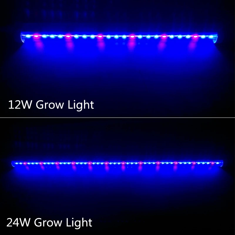 Лампа ReBlue для растений, светильник для выращивания растений, 12 Вт, 24 Вт, T5, лампа для выращивания растений, полный спектр, светодиодная лампа для выращивания растений, для выращивания рассады, фито-лампа для помещений