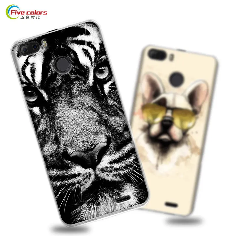 

Luxury Soft Silicone TPU case For Blackview S6 Case 5.5" Fashion Cartoon Printed Back Cover For Blackview S6 Phone bags
