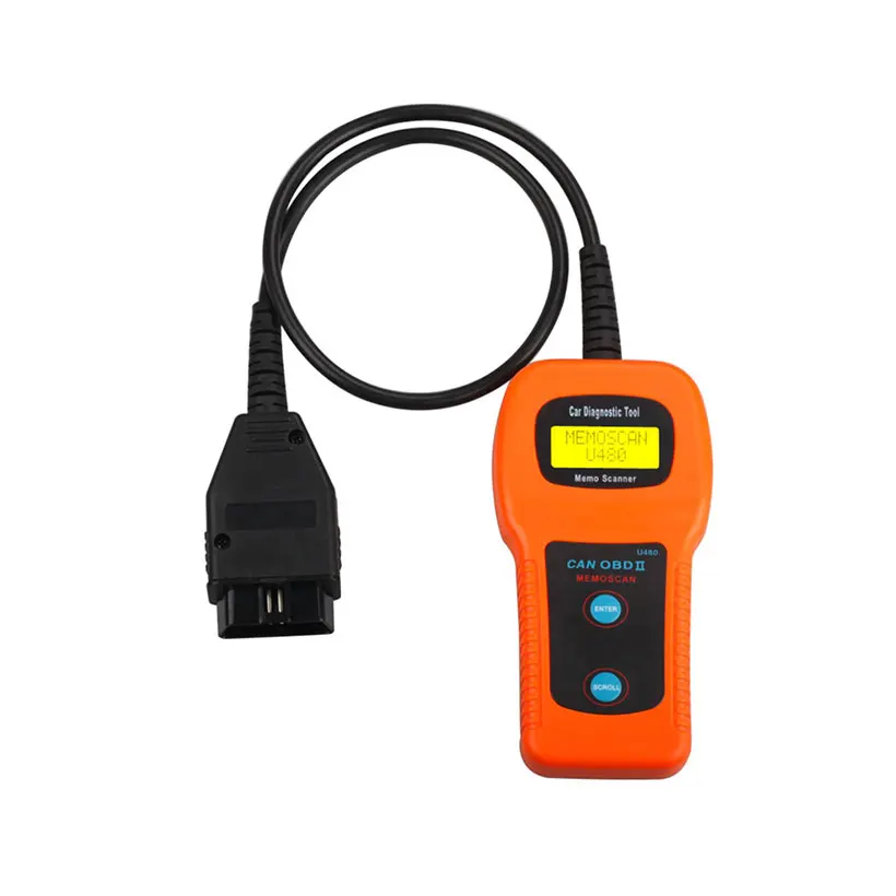 Auto OBDII Scanner U480 Fault Code Reader For All 1998 And Newer Cars And Trucks U 480 OBD2 CAN BUS Engine Diagnostic Tool