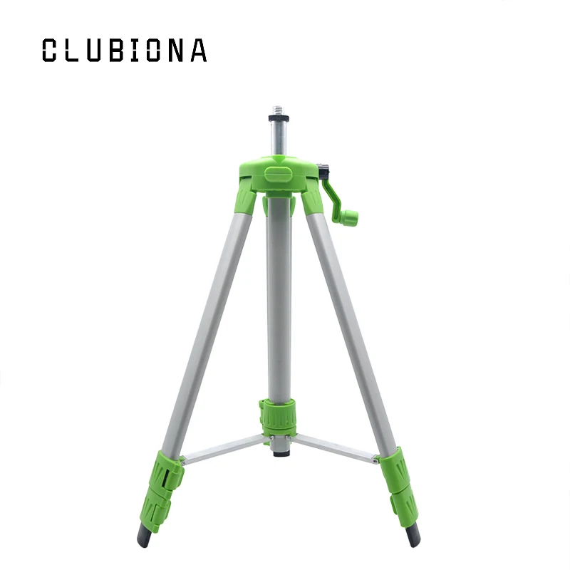 

CLUBIONA Professional Portable Adjustable Height laser line level Aluminum Tripod or stand for 5/8 thread