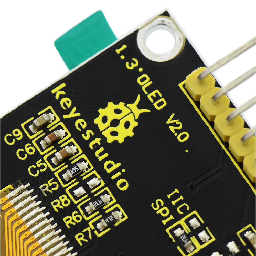 Модуль графического дисплея Keyestudio IIC SPI 1 3 "128x64 OLED V2.0 для Arduino UNO R3|oled module spi|spi