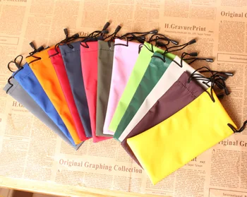 

Free shipping waterproof leather plastic sunglasses pouch soft eyeglasses bag glasses case many colors mixed 1000pcs/lot