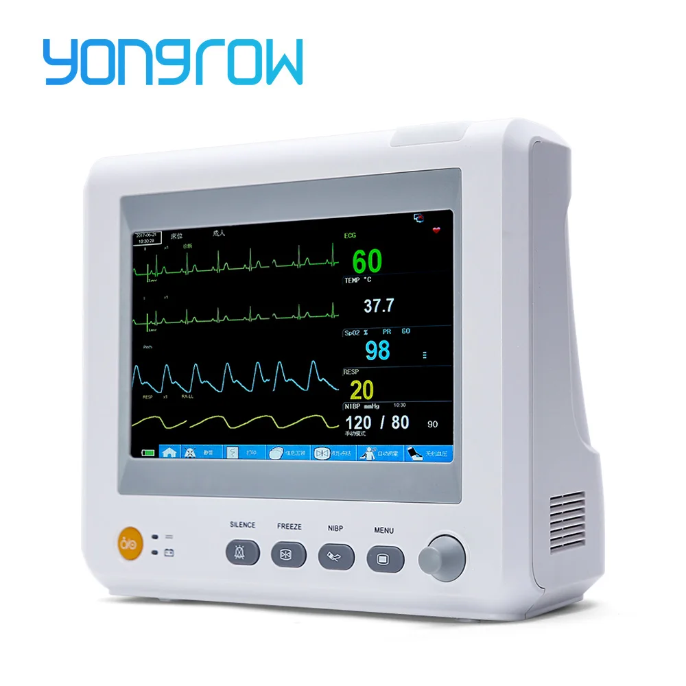 Yongrow Medical 7 Inch ICU CCU Patient Monitor best price 6 Parameters