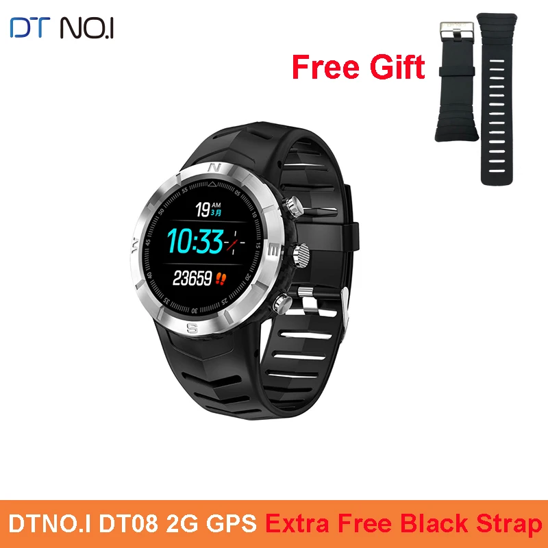 DTN O.I NO.1 DT08 2G GSM спортивные Смарт часы GPS Beidou Bluetooth Вызов sim карты воспроизведение