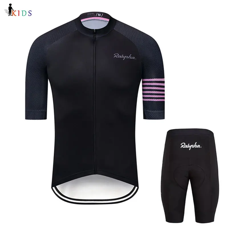 

Raphaing Child 2018 Summer Bike Uniform Kids Cycling Jersey Mtb Bike Wear Short Sleeve Cycling Clothing Boys Cycling Jersey Sets