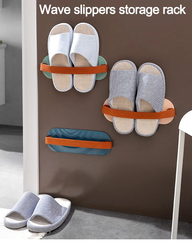 durable shoe rack on Simple And Stylish Space Saving Slippers Stand Cute Wall Mounted Shoe Rack Plastic Rack Durable Wall Hanging Storage Holders Racks Aliexpress
