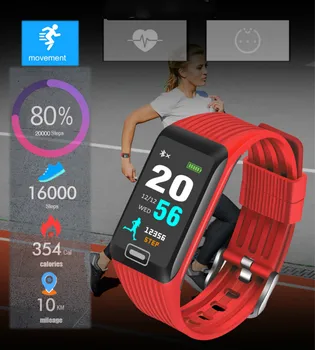 

BINSSAW hot sale k1 activity tracker men sport fashion smart clock hr call memory smart bracelet real - time band for run