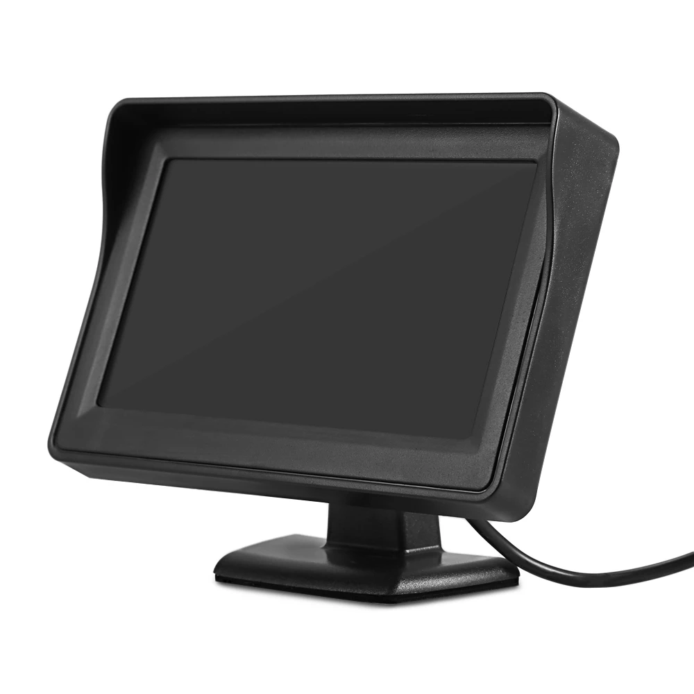 

Car Monitor 4.3 inch TFT Screen High Definition Car Rear View Monitor with Video Cable Camera TFT LCD Display HD Digital PAL