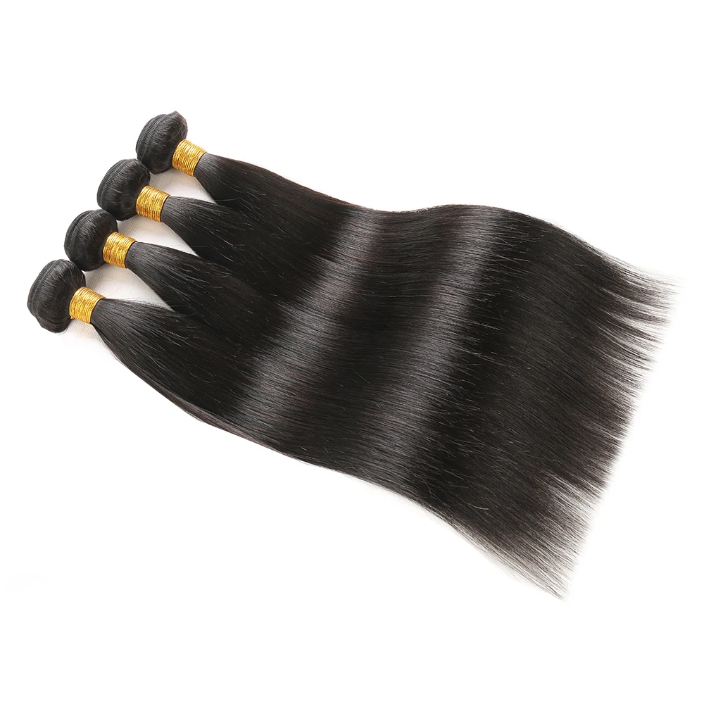 Straight Brazilian Hair Weave Bundles SOKU 100% Human Hair Bundles 1/3/4 PCS 8-30 Inch Natural Color Non-Remy Hair Extension Straight Brazilian Hair Weave Bundles SOKU 100% Human Hair Bundles 1/3/4 PCS 8-30 Inch Natural Color Non-Remy Hair Extension