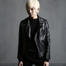 Мужская куртка-бомбер из искусственной кожи для ночного клуба в стиле панк, хип-хоп, сценический костюм для мужчин, пальто для певицы, jaqueta de couro, мотоциклетная куртка для мужчин