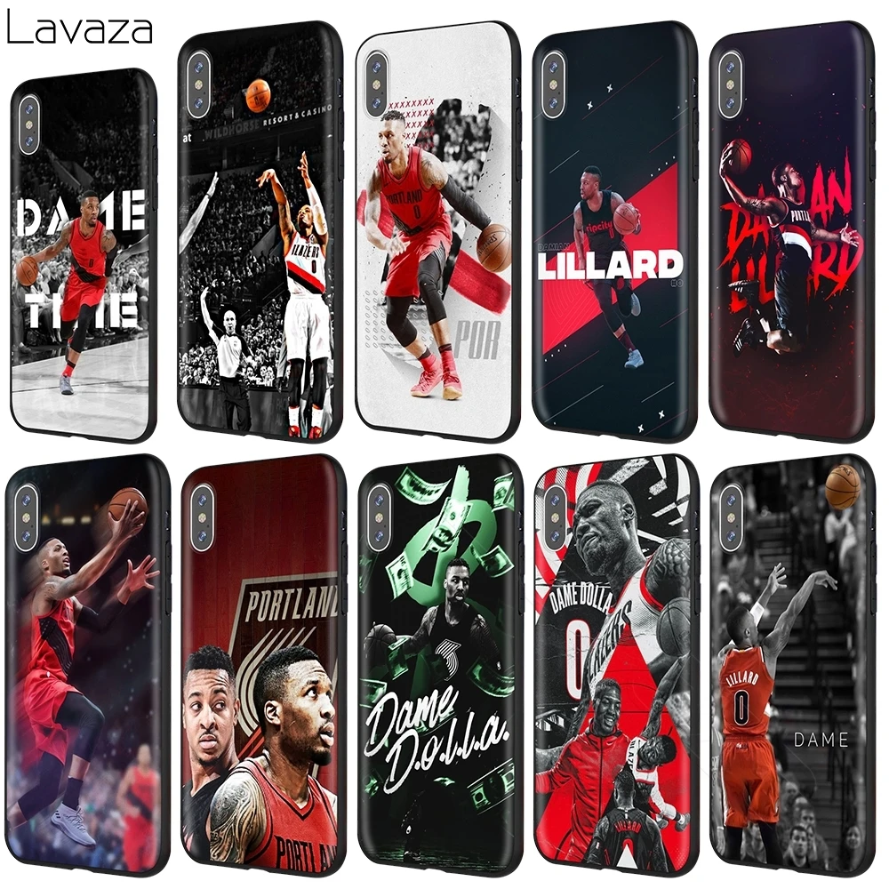 

Lavaza Damian Lillard Case for iPhone XS Max XR X 8 7 6 6S Plus 5 5s se