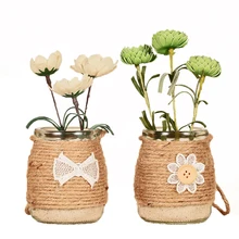 Креативный садовый стиль стеклянные вазы украшение для дома Цветочная хрустальная ваза горшок для суккулентов микро Ландшафтный наполнитель террариум