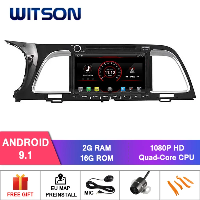 Top WITSON Android 9.1 CAR DVD RADIO GPS FOR KIA K4 CAR DVD MIRROR LINK 16GB INLAND  DVR CAMERA (USB Port) 0