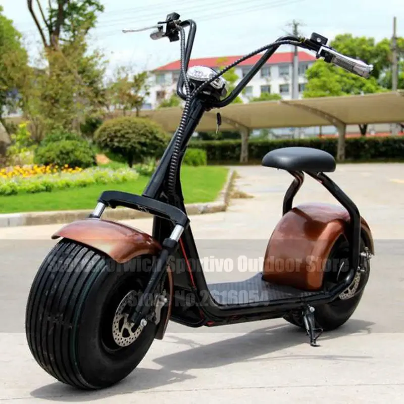 Электрический скутер Citycoco для взрослых, 2 колеса, стиль жизни, толстая шина, 1000 Вт, мотоцикл, электровелосипед, электрический мотоцикл, Электрический скутер