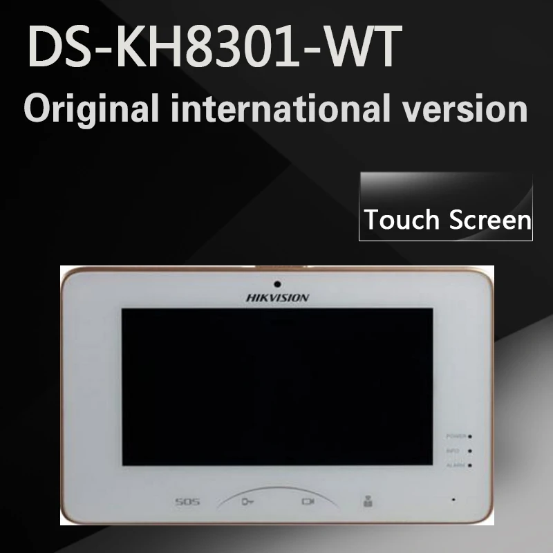 Free shipping DS KH8301 WT(DS KH8301 A) English version Video Intercom ...