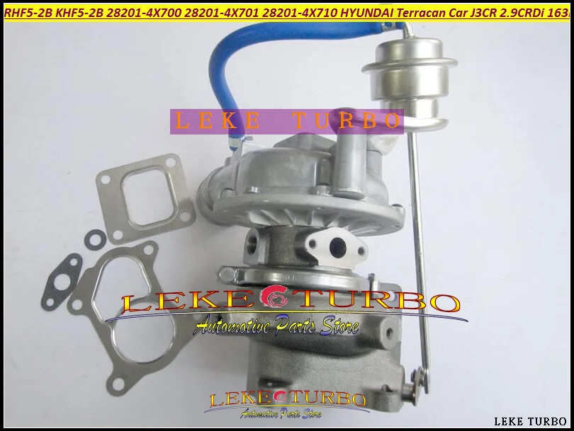 RHF5-2B KHF5-2B 28201-4X700 28201-4X701 28201-4X710 Turbo Turbocharger For HYUNDAI Terracan Car 2003-06 J3 J3CR 2.9L CRDi 163HP (4)