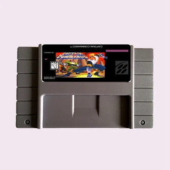 

High Quality 16 Bit Captain Commando NTSC Big Gray Game Card For USA Version Game Player