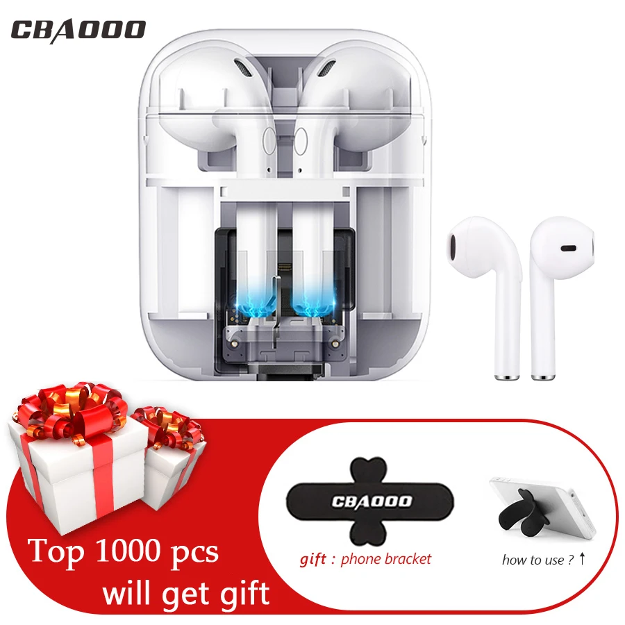 

i9S TWS Wireless Sport Bluetooth Earphones Stereo Bluetooth Bass Headset Mini IPX5 Waterproof Wireless Earbuds Earpiece with mic