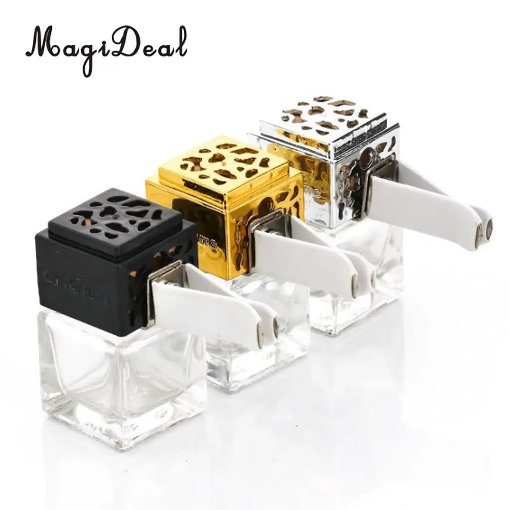 Vintage Car Interior Diffuser Bottle Favours Air Freshner Scented Atomizer Container Case Glass Atomizer Set	