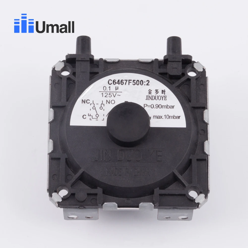 air gas water heater pressure switch AC125V DC48V 0.1A 10Mbar air