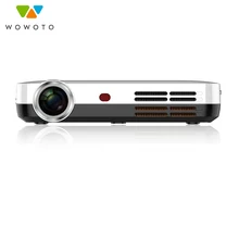 WOWOTO Projector 4K Resolution Android Wi-Fi Bluetooth Projector  40W 700Ansi LED Portable HD Beamer for  Home Cinema H10