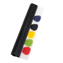 1pc Black Rubber Electronic Guitar Pick Holder Music Mic Microphone Stand Picks