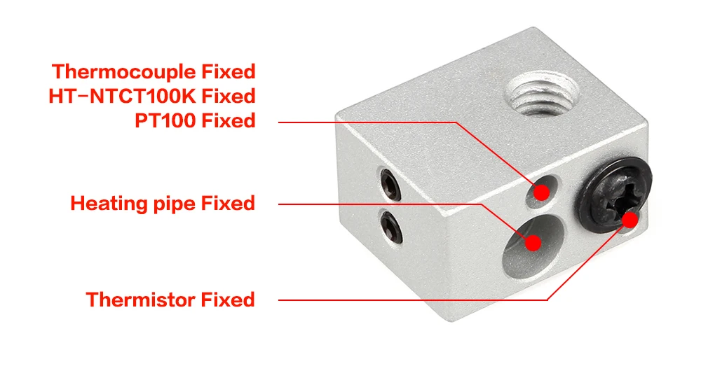 LERDG 2IN1-V2 Hotend модуль вулкан нагревательный блок с силиконовым носком горло NV6 насадка КОМПЛЕКТ 0,2-1,0/1,75 мм аксессуары для 3D-принтера