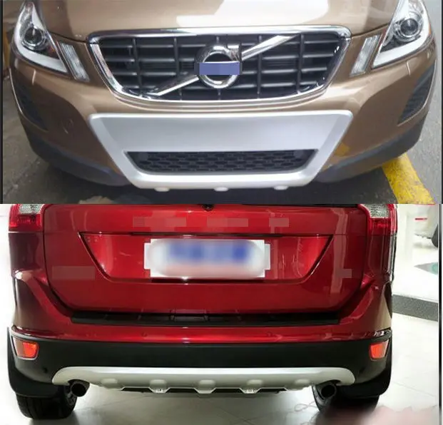 2 шт передний и задний бампер защитная пластина для Volvo XC60 2010-2013