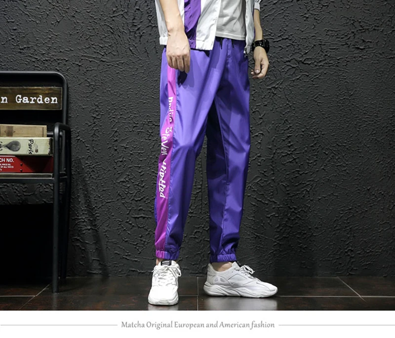 Harem Cargo Pants Men Streetwear Hip Hop Japan Style Trousers Male Khaki Loose Straight Pants  (33)