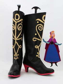 

Princess Anna of Arendelle Hight Heel Cosplay Boots Women Cosplay Costume Party Shoes Custom Made Boots