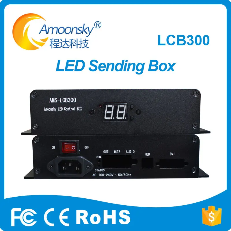 Amoonsky LCB300 отправляющая карта для синхронизации linsn ts802d дисплея p3.91|Дисплеи| |