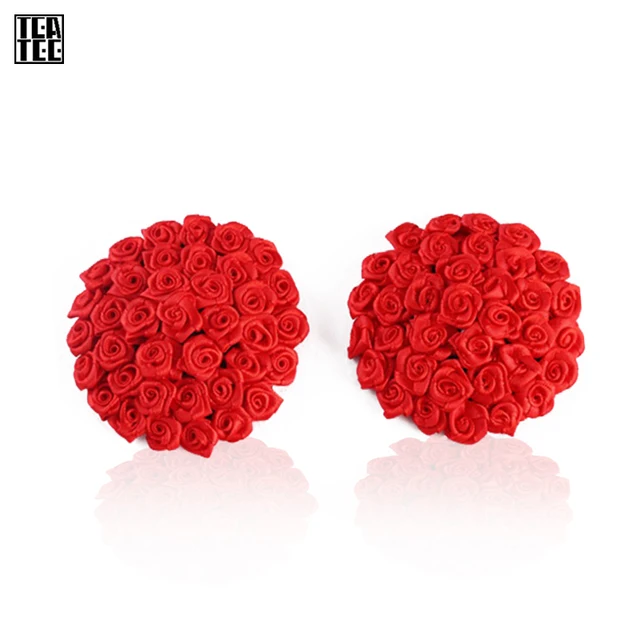 Breast Petals Wedding Rose Flower Silicone Nipple Cover Sexy Adult