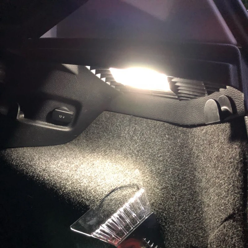 Новинка 1 шт. белая 18 SMD СВЕТОДИОДНЫЙ Чемодан багажник интерьер светильник для VW GOLF 4/5/6/7, MK4 MK5 Mk6 MK7 Характеристическая вязкость полимера/V/VI/VII Jetta Passat Touran