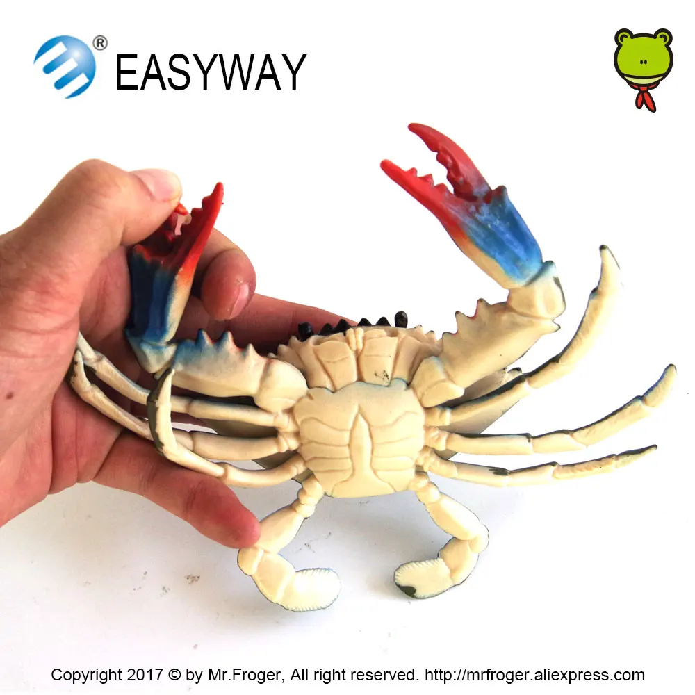 Модель морепродуктов EASYWAY Имитация животных пластиковая игрушка краб экшн