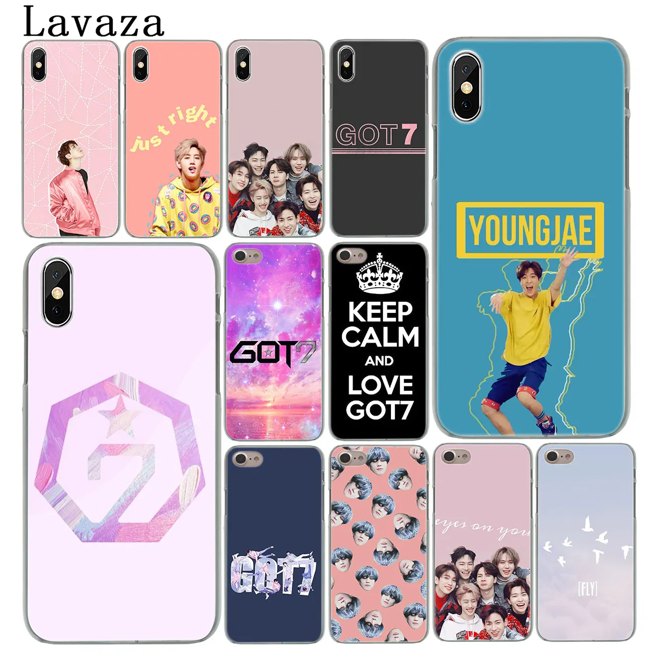 Твердый чехол для телефона Lavaza kpop got7 JinYoung Jackson Mark iPhone XR X XS 11 Pro Max 10 7 8 6S 5 5S SE 4S 4 |
